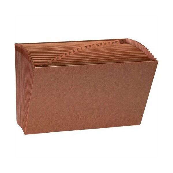 Business Source Pockets, A-Z, Legal, 15inx10in, Brown BSN26537 - main